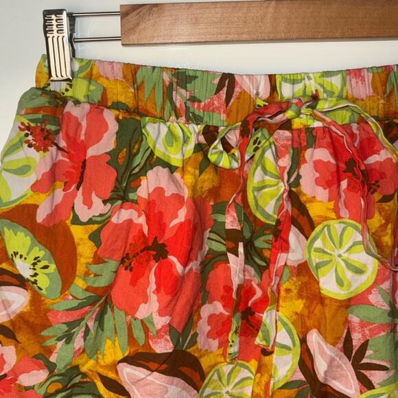 Dress Forum LA Tropical Print Shorts women's size small citrus fruit print - Picture 7 of 16